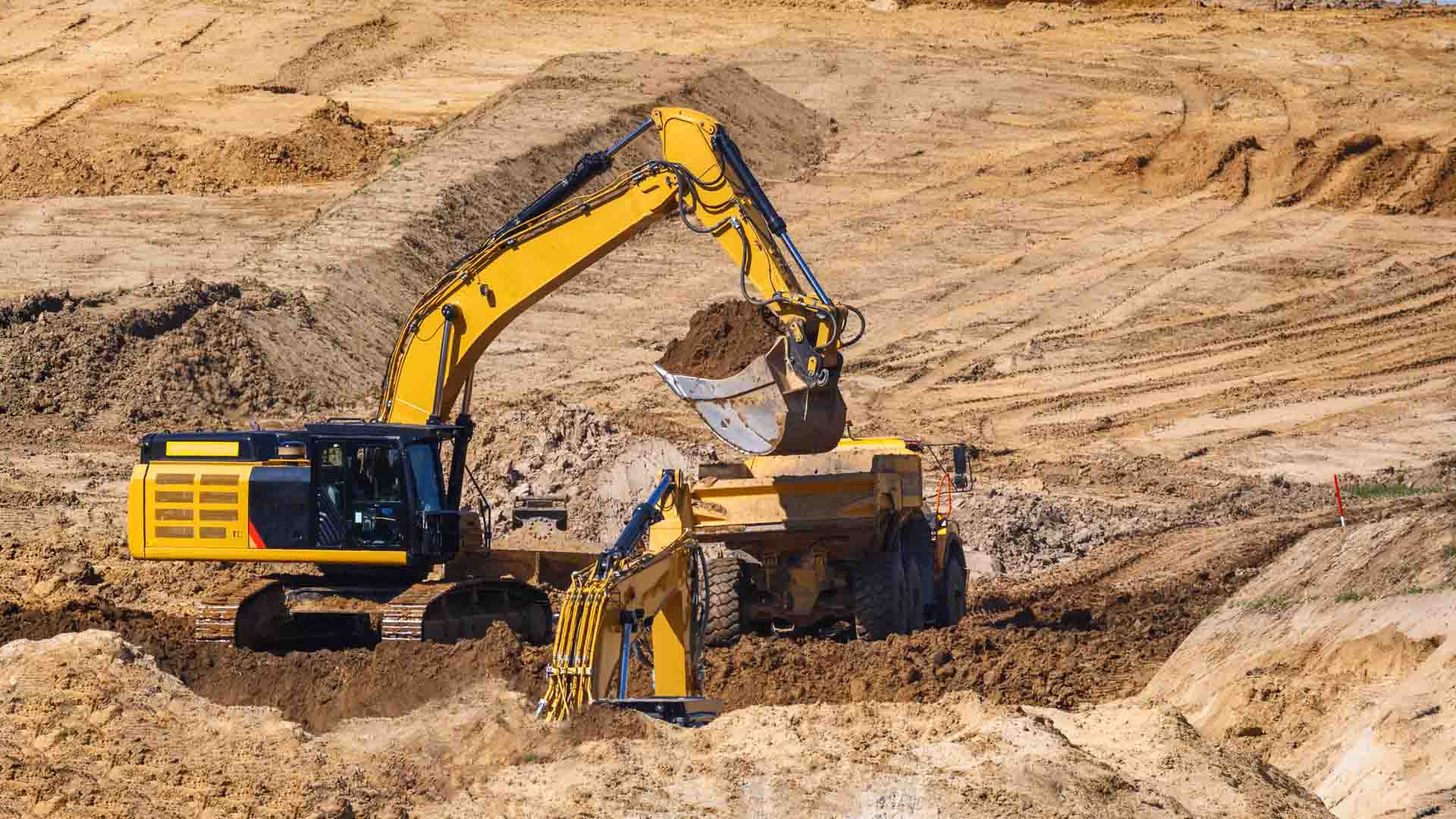 Excavator Service Silver Green General Contracting and Transportation