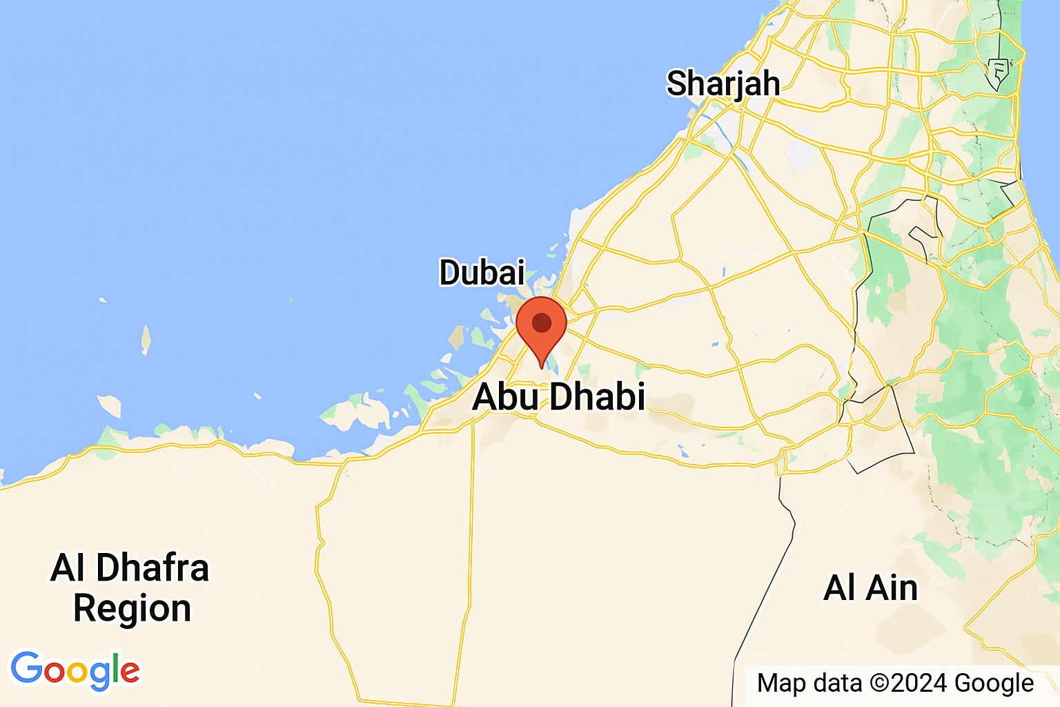 Google Map Picture Showing The Areas We Serve